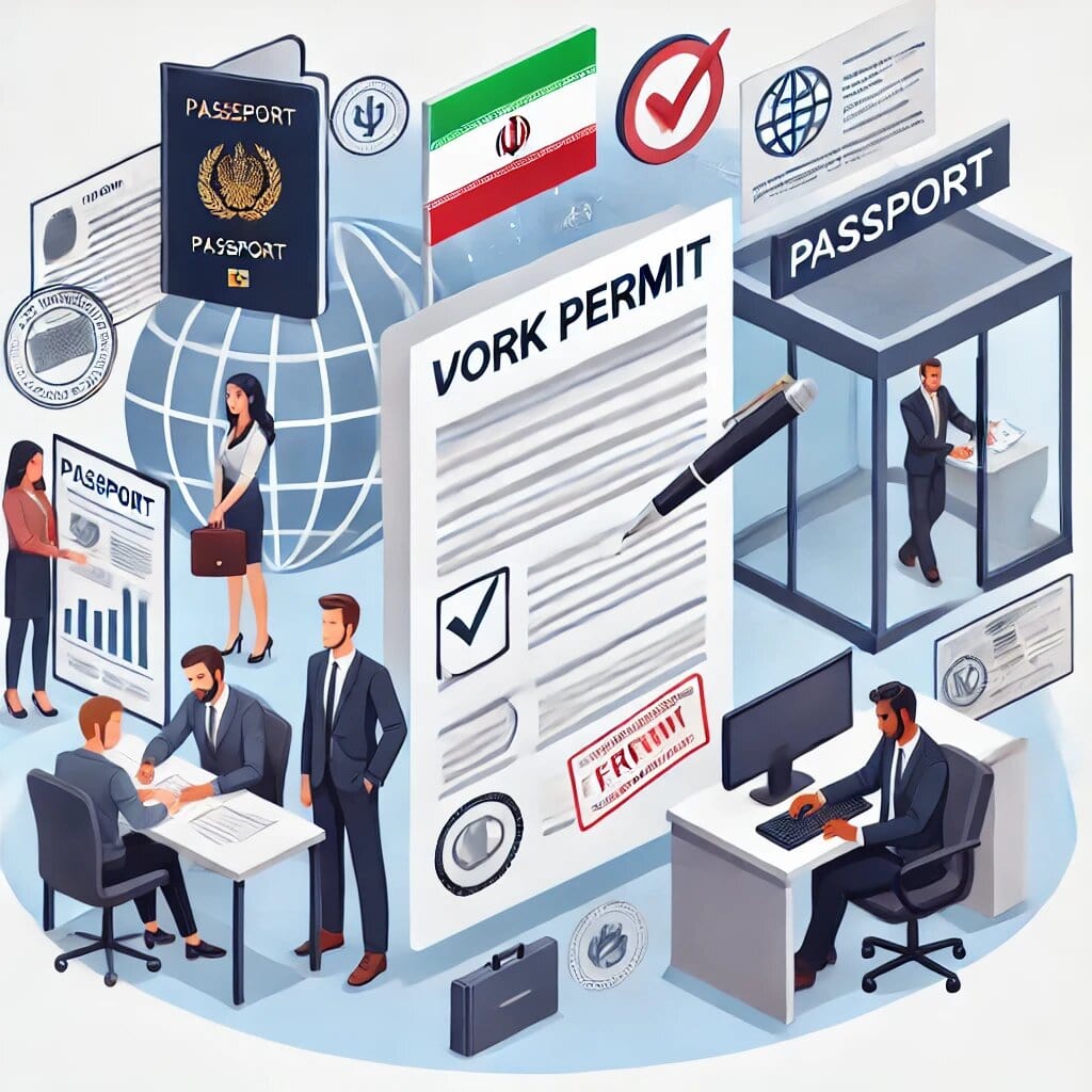 صدور پروانه کار اتباع خارجی