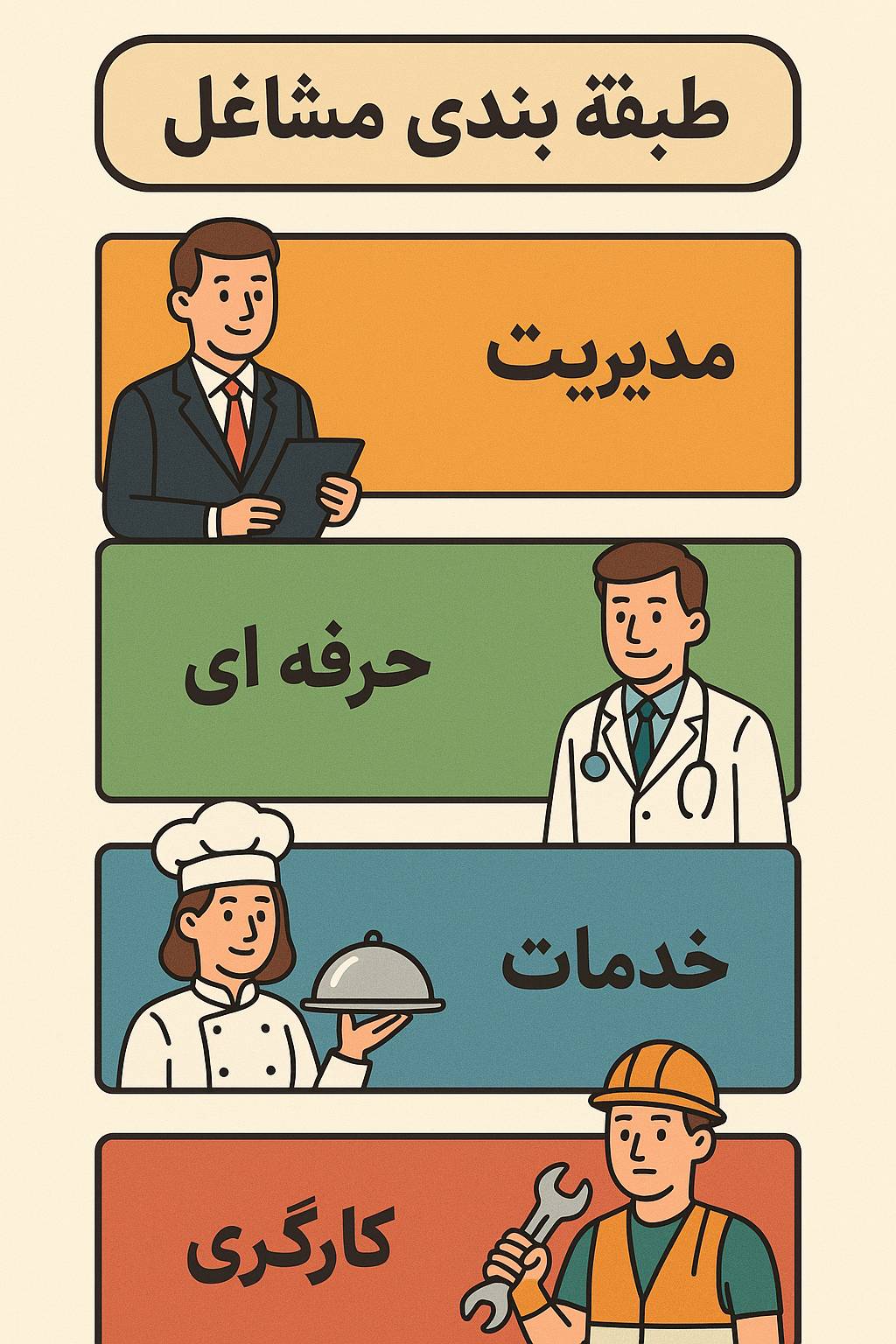 طبقه بندی مشاغل